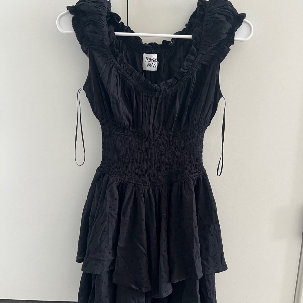 Princess Polly Black Mini Romper Dress